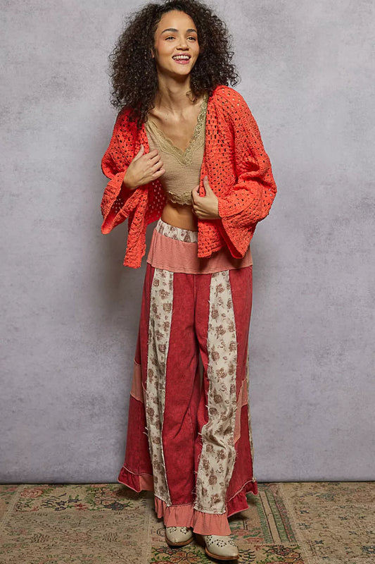 Open Front Cardigan with Crochet Patterns - steven wick