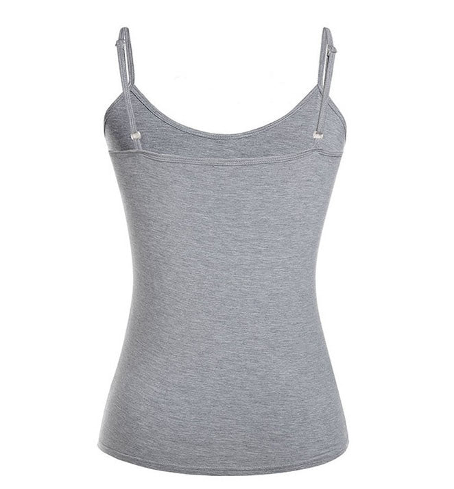 Ladies Cami Fitted Rib-Knit Tank Top - steven wick