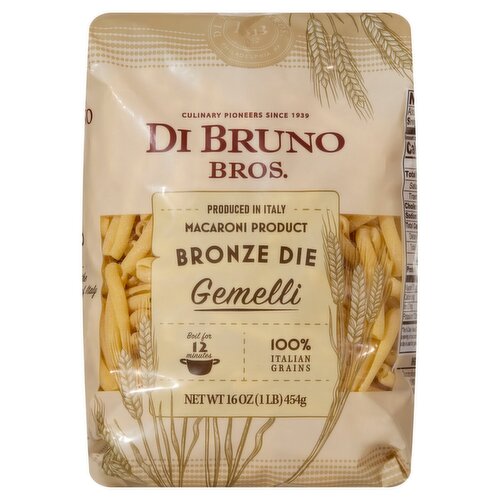 Bronze-Cut Gemelli Pasta, 16 oz