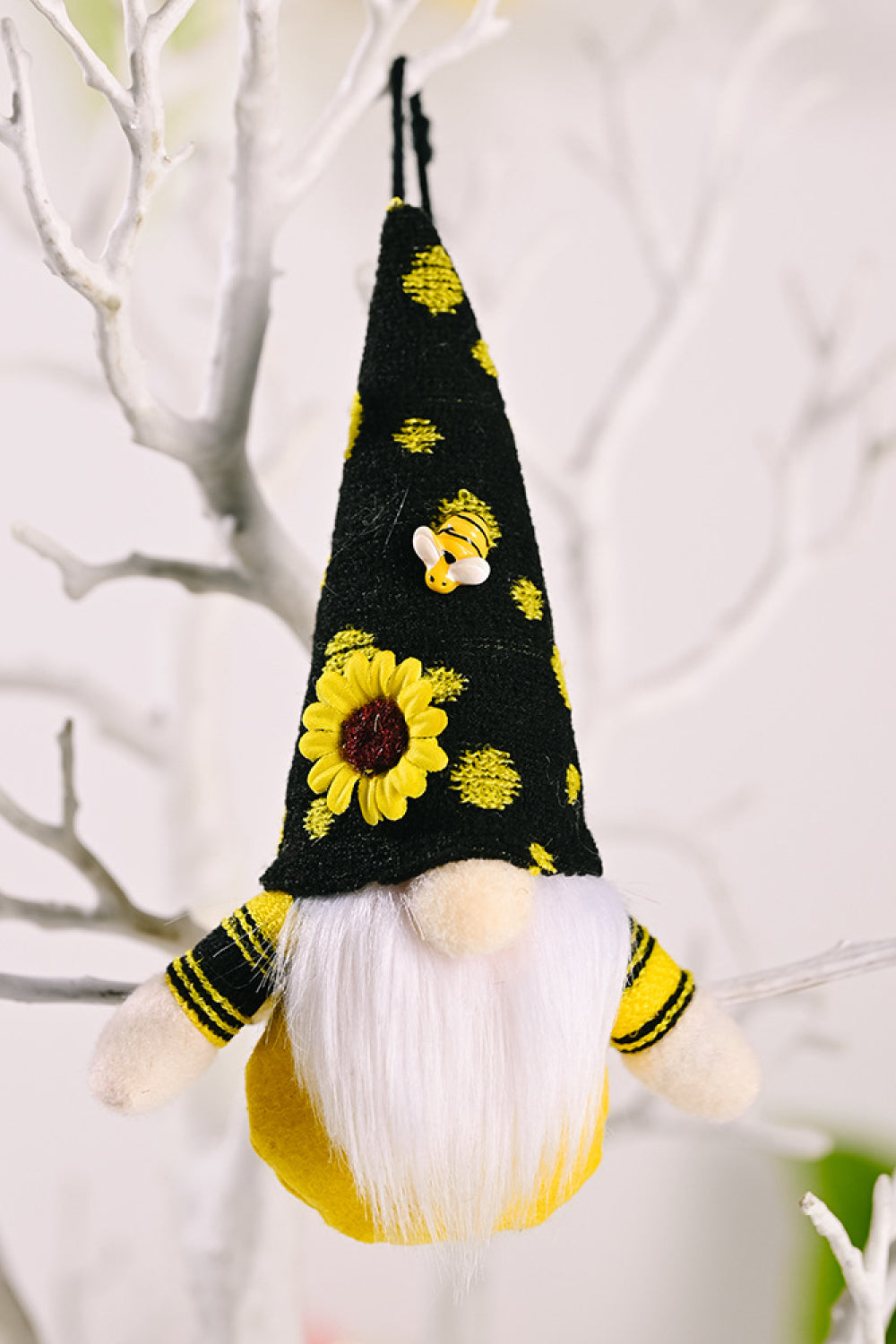 Random 4-Pack Sunflower Faceless Gnome Ornaments - steven wick