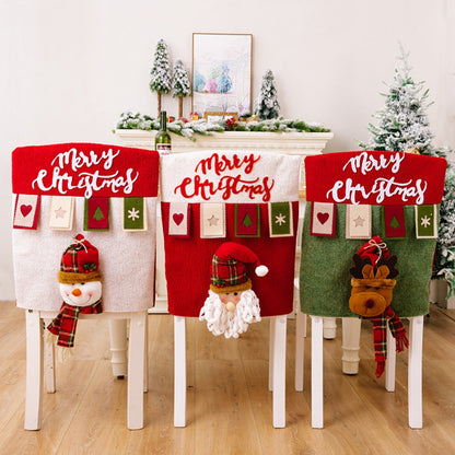 Christmas Decor Chair Cover - steven wick