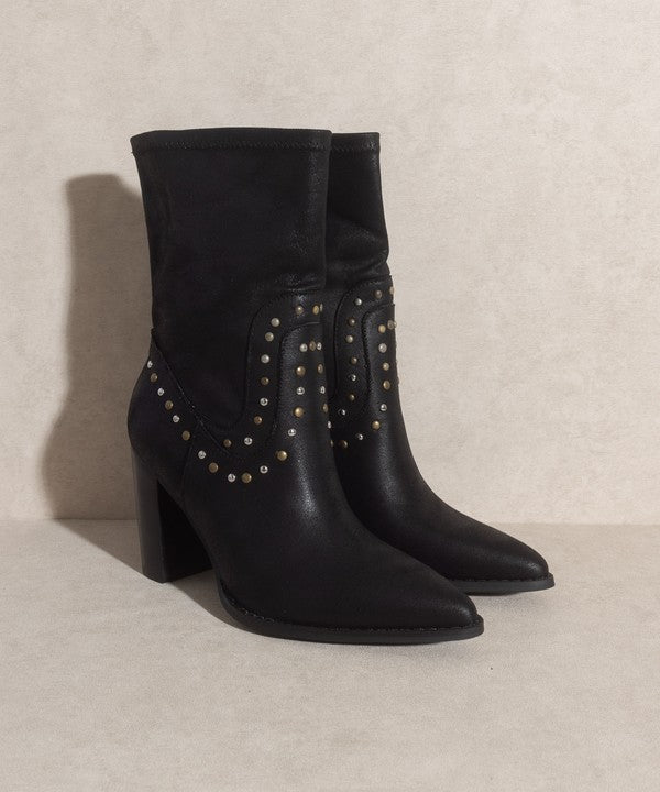 Paris Casual Studded Boots - steven wick