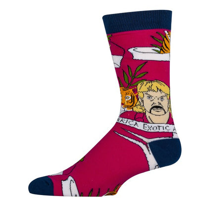 Free Joe - Men's Cotton Crew Funny Socks - steven wick