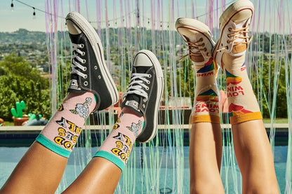 Love Wins - Men's Cotton Crew Funny Socks - steven wick