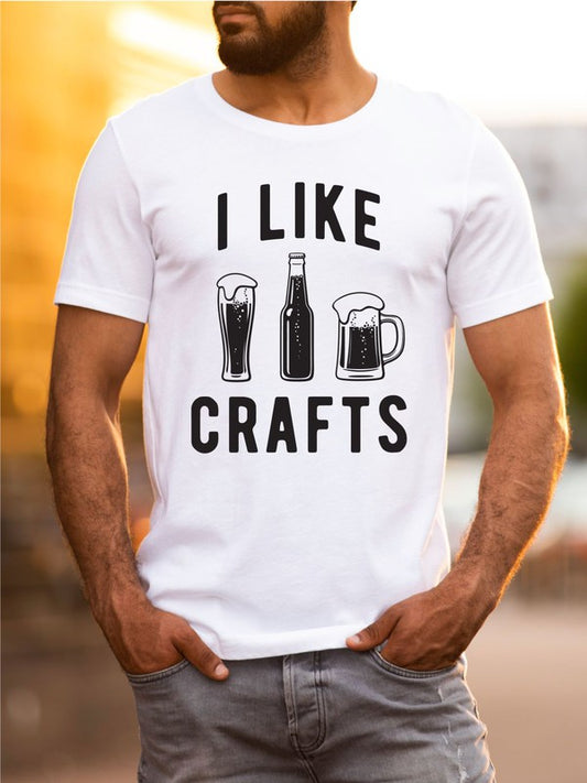 I Like Crafts Beer Crew Neck Softstyle Tee - steven wick