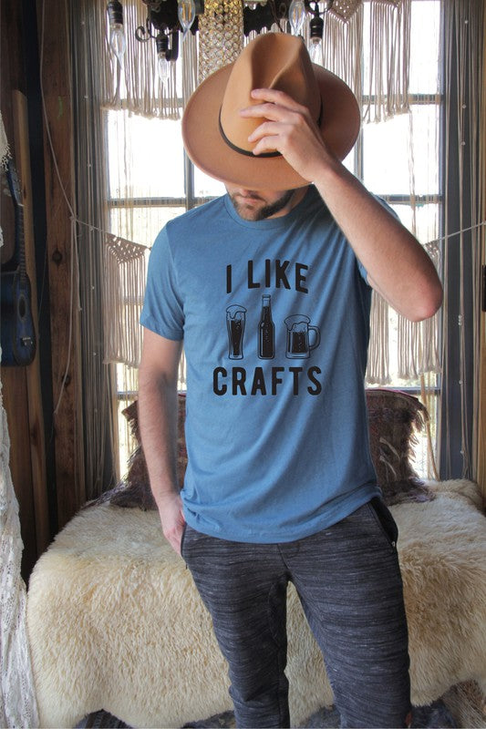 I Like Crafts Beer Crew Neck Softstyle Tee - steven wick