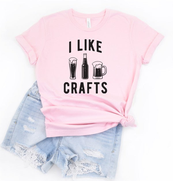I Like Crafts Beer Crew Neck Softstyle Tee - steven wick