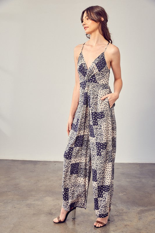 Paisley Printed Cami Jumpsuit - steven wick