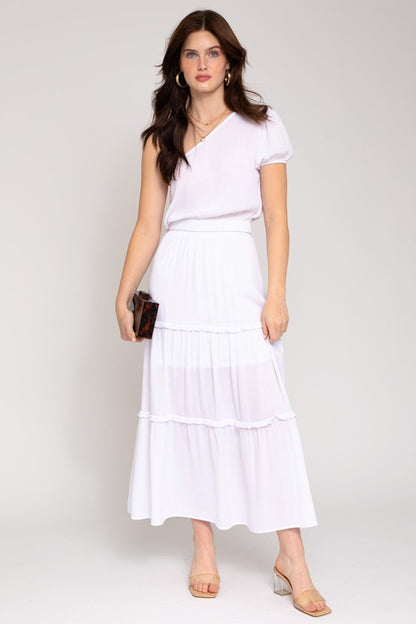 S/S One Shoulder Top - steven wick
