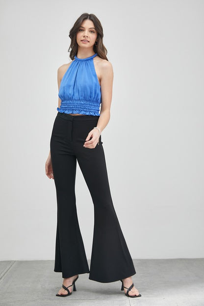 Smocked Waist Crop Top - steven wick