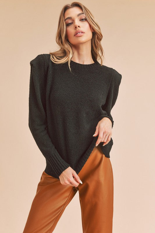 Dulci Long-sleeve Sweater Top - steven wick