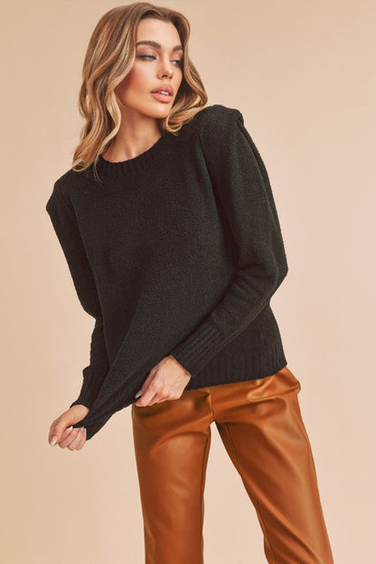 Dulci Long-sleeve Sweater Top - steven wick