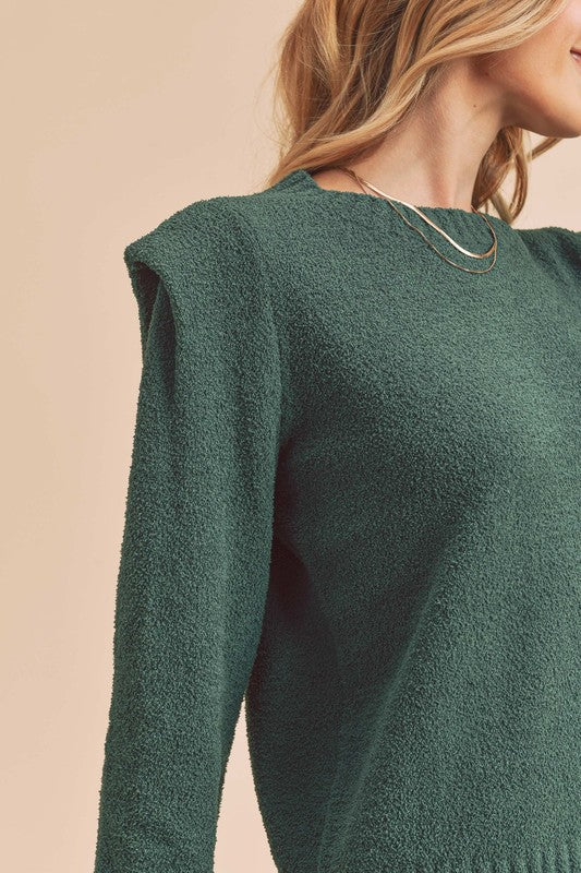 Dulci Long-sleeve Sweater Top - steven wick