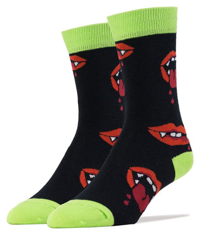 Ahhh Vampire - Men's Funny Novelty Crew Socks - steven wick