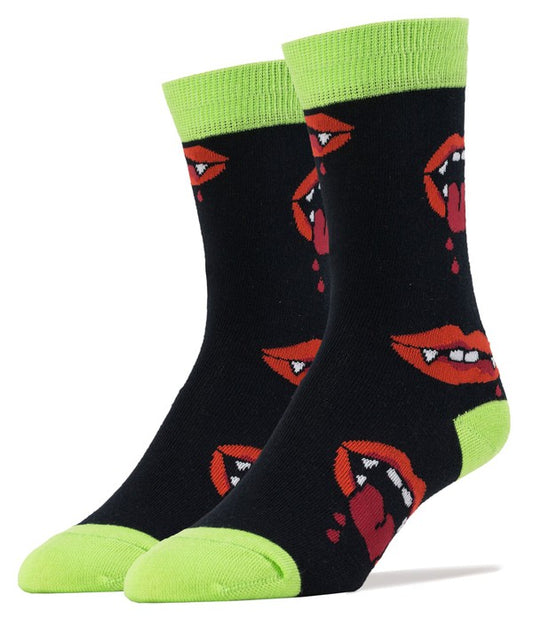 Ahhh Vampire - Men's Funny Novelty Crew Socks - steven wick