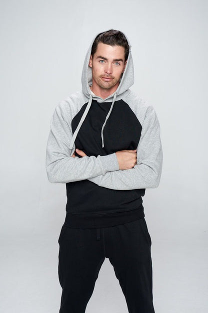 Men's Denim Jacket with Fleece Hoodies - steven wick