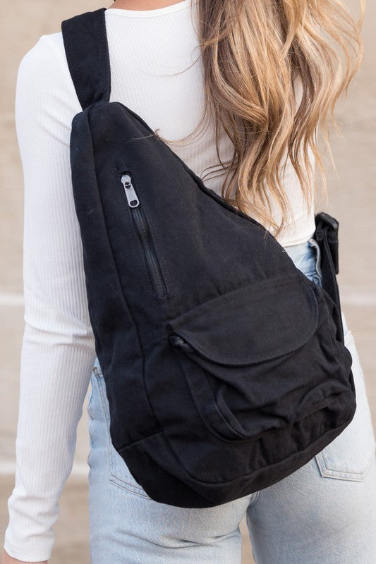 Oversized Canvas Sling - steven wick