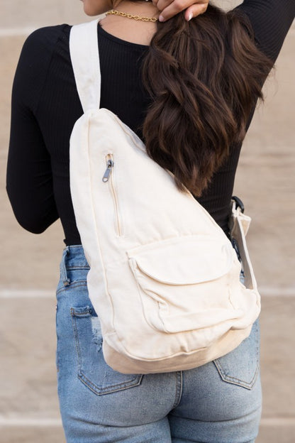 Oversized Canvas Sling - steven wick