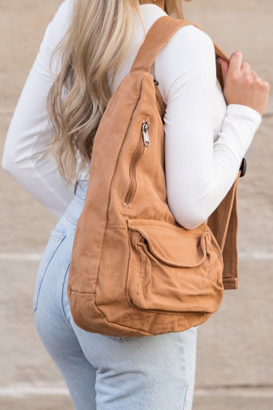 Oversized Canvas Sling - steven wick