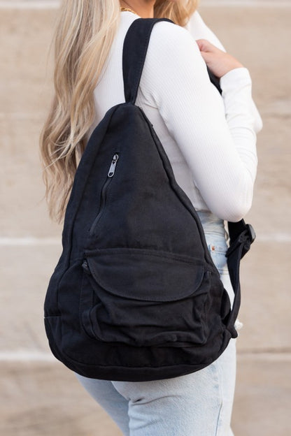 Oversized Canvas Sling - steven wick
