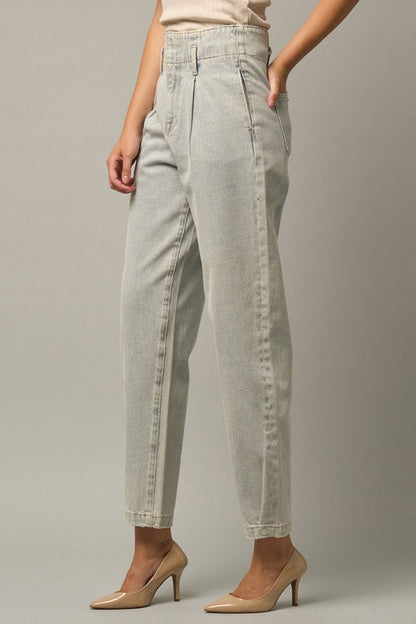 Super High Waist Balloon Jeans - steven wick