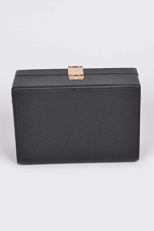 Iconic Locket Color Pencil Box Clutch - steven wick