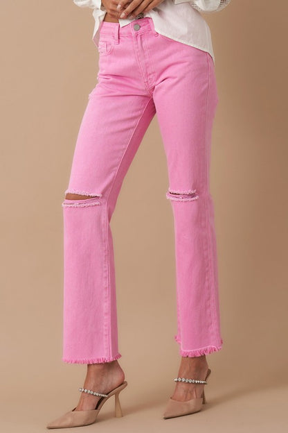 HIGH RISE SLIM STRAIGHT - steven wick