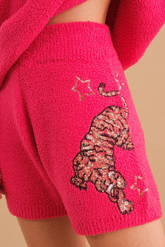 Cozy Soft Knitted Tiger Star Lounge Set - steven wick