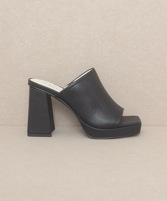 OASIS SOCIETY Vivienne - Slip On Platform Heels - steven wick