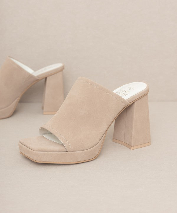 OASIS SOCIETY Vivienne - Slip On Platform Heels - steven wick