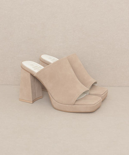 OASIS SOCIETY Vivienne - Slip On Platform Heels - steven wick