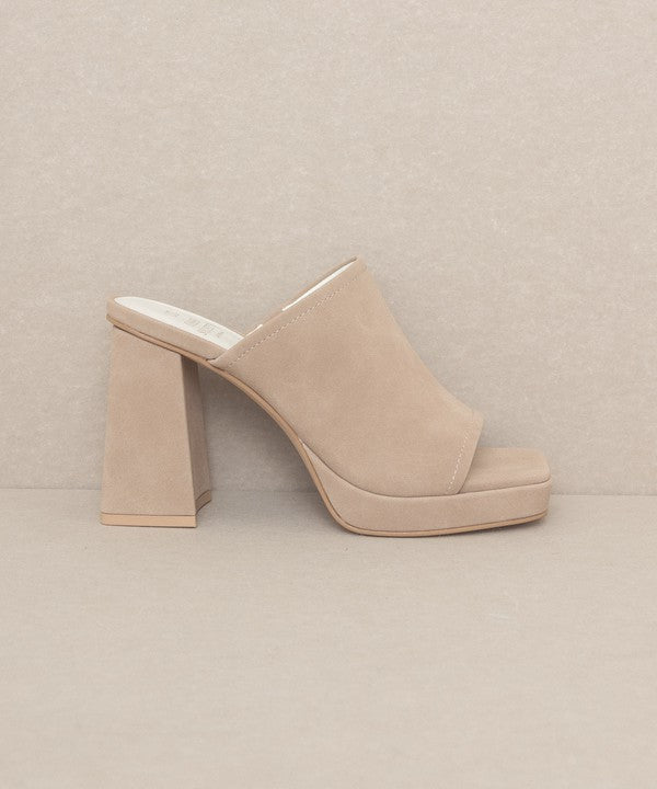 OASIS SOCIETY Vivienne - Slip On Platform Heels - steven wick