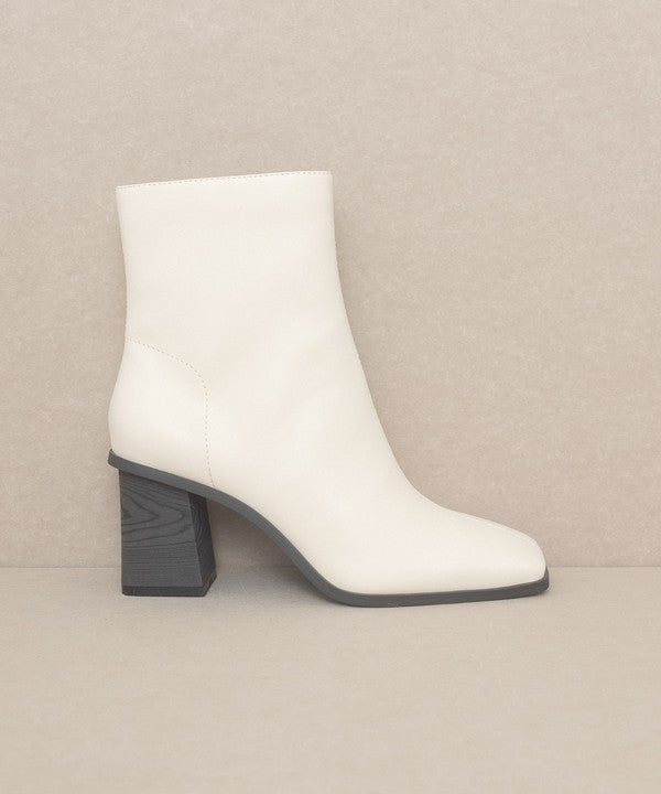 Vera Square Casual Toe Ankle Boots - steven wick