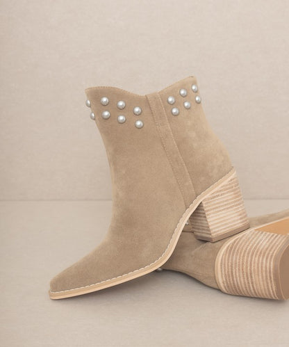 OASIS SOCIETY Alofi - Studded Collar Booties - steven wick