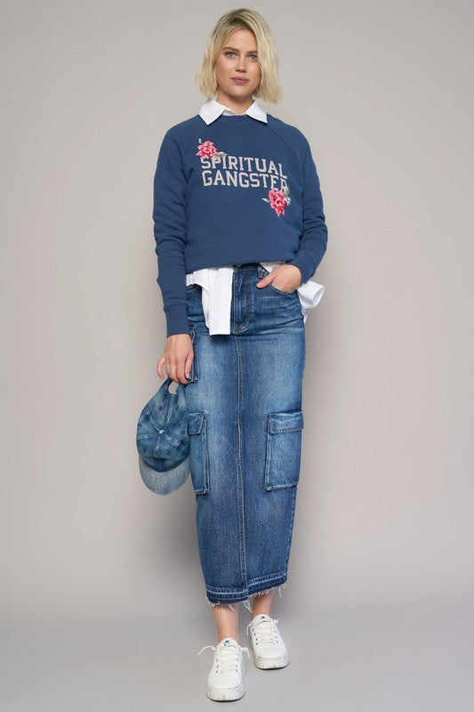 CARGO POCKET LONG SKIRT - steven wick