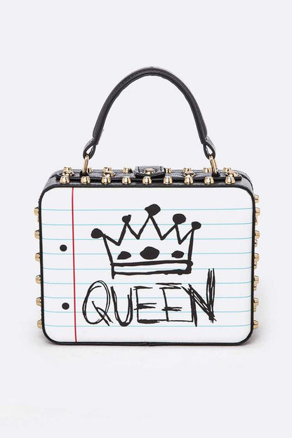 QUEEN LOVE Iconic Top Handle Box Swing Bag - steven wick