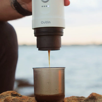 Nano Portable Espresso Machine (Pearl White) - steven wick