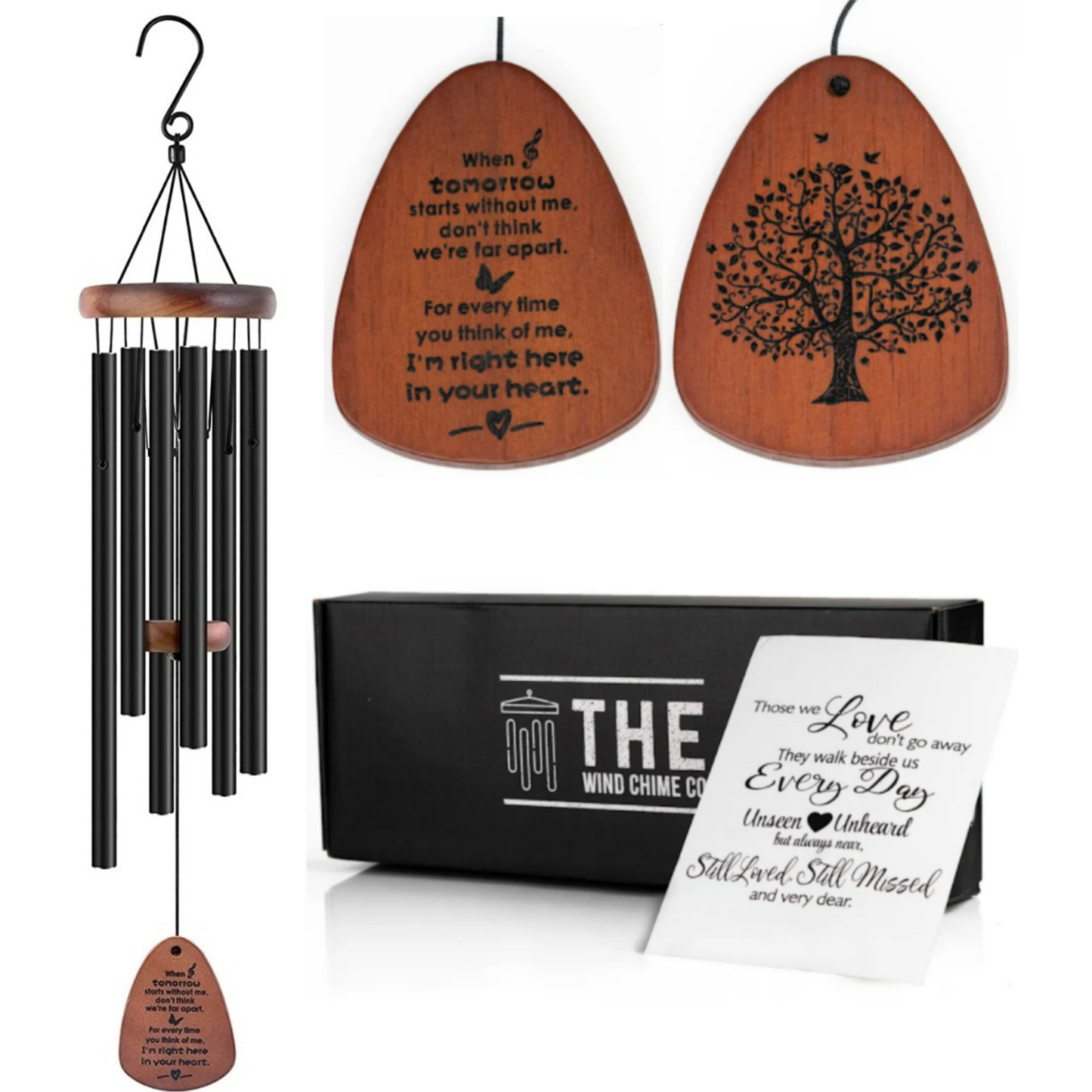 Memorial Serenity Wind Chimes - Thoughtful Gift For Special Occasions or Reflections 32&rdquo; - steven wick