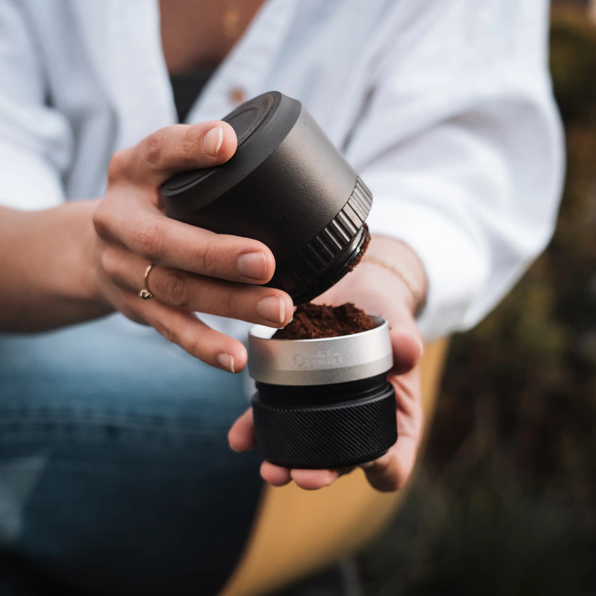 OutIn Fino Portable Electric Coffee Grinder - steven wick