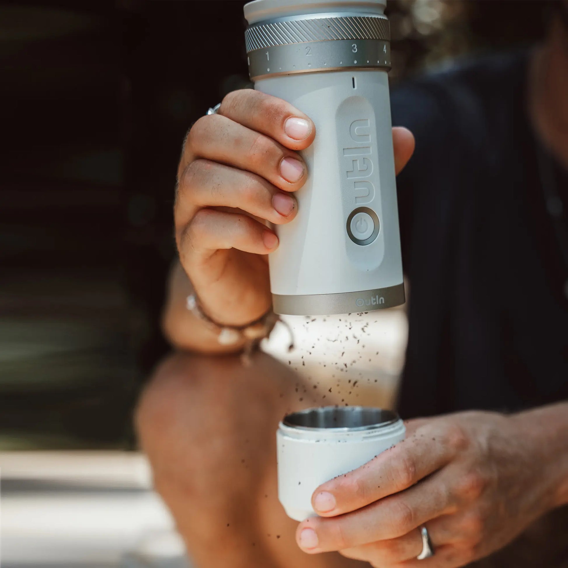 OutIn Fino Portable Electric Coffee Grinder - steven wick