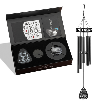 Memorial Serenity Family-Love Wind Chimes, Thoughtful Gift For Special Occasions or Reflections 34&rdquo; - steven wick