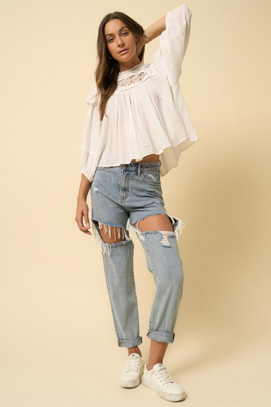 High Rise Straight Jeans - steven wick