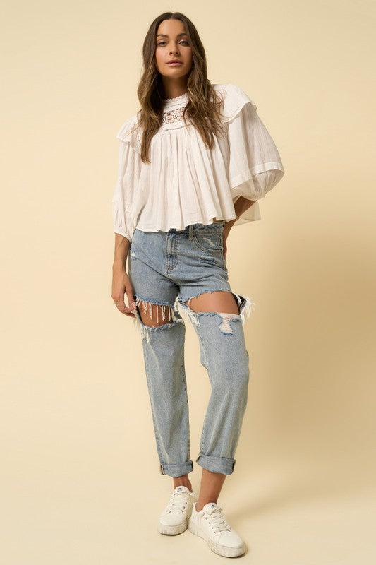 High Rise Straight Jeans - steven wick