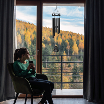 Memorial Serenity Family-Love Wind Chimes, Thoughtful Gift For Special Occasions or Reflections 34&rdquo; - steven wick