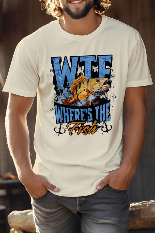 Fisherman, Fishing Unisex Graphic Tee - steven wick