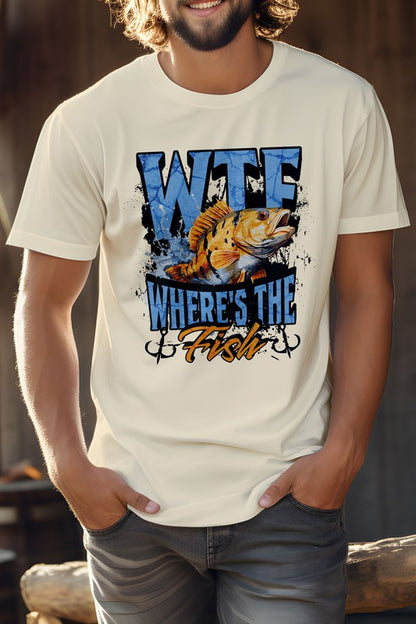 Fisherman, Fishing Unisex Graphic Tee - steven wick