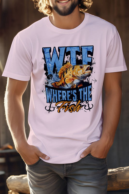 Fisherman, Fishing Unisex Graphic Tee - steven wick