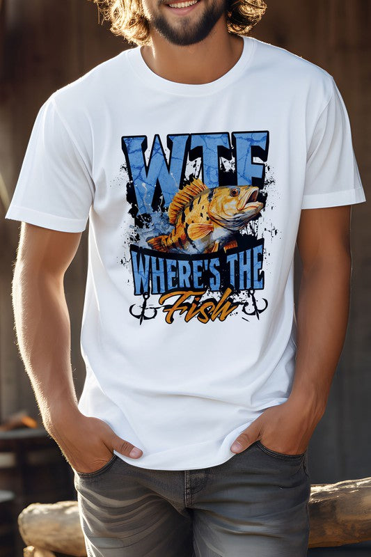 Fisherman, Fishing Unisex Graphic Tee - steven wick