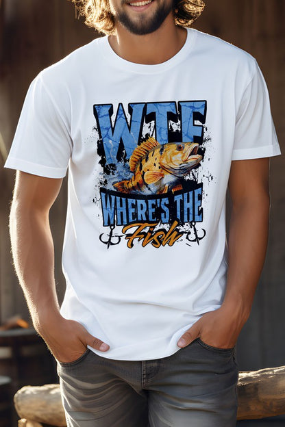 Fisherman, Fishing Unisex Graphic Tee - steven wick
