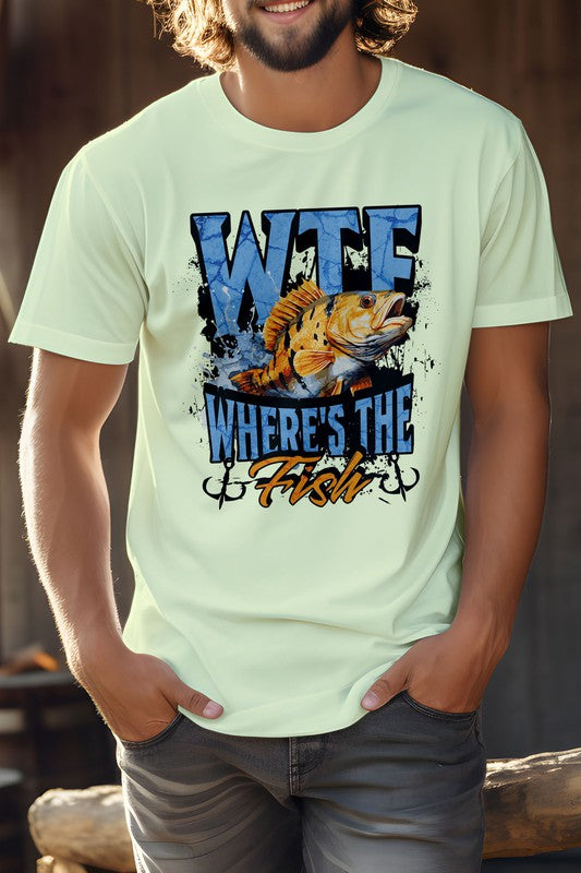 Fisherman, Fishing Unisex Graphic Tee - steven wick